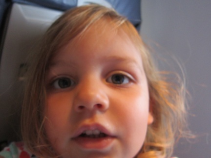 Greta Selfie on the plane